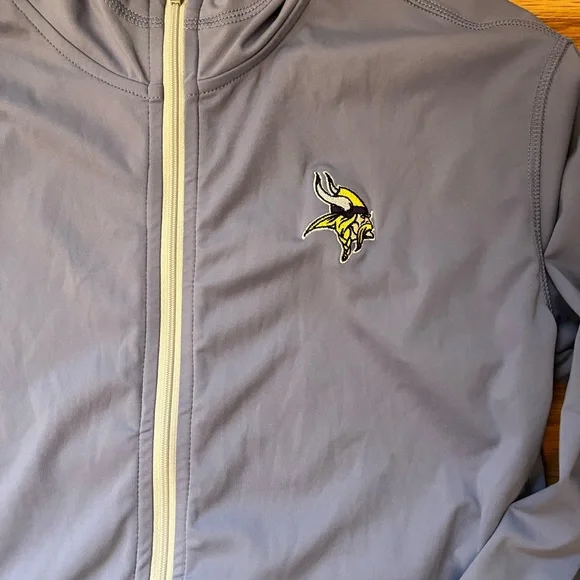 Cutter & Buck light purple Vikings Zip-Up Jacket - Picture 2 of 9